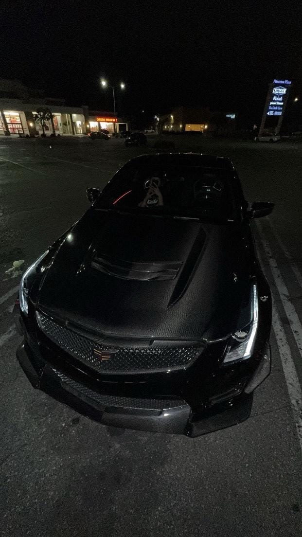 2016-2019 ATS / ATS-V - Carbon Fiber Vented Front Hood